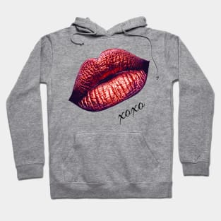 Hugs & Kisses XOXO Lips Fashionista Shirt by InsideLuv Hoodie